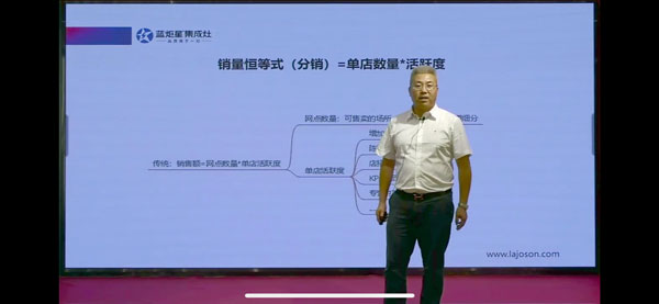 副總經理兼營銷中心總經理姚建永先生作藍炬星盈利模式分享
